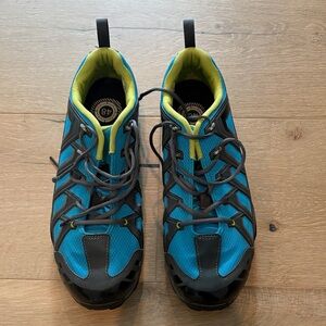 Shimano Blue and Black cycling shoes US 12.3  EU 48